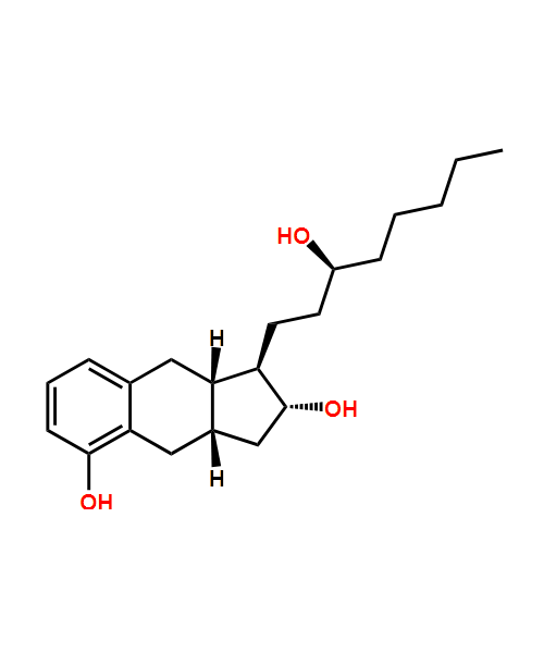 Descarboxymethyl  Impurity, Impurity of Descarboxymethyl , Descarboxymethyl  Impurities, 101692-02-8, Descarboxymethyl Treprostinil
